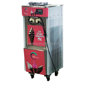 ミルトリッチ業務用フロアスタンド型3種フレーバー エアポンプ付きステンレス製ソフトクリームマシン 販売/製造 - Product Image 2