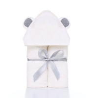 100% Cotton Baby Bath Towel Soft Baby Beach Towels with Hood for Infants Toddlers and Kids Hooded Towel