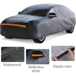 Housse de <span class=keywords><strong>voiture</strong></span> universelle imperméable et anti-grêle à couverture intégrale pour toutes les saisons, épaissie, <span class=keywords><strong>protection</strong></span> extérieure, vente en gros d'usine - Product Image 2