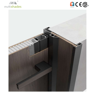 <span class=keywords><strong>Porte</strong></span> intérieure en bois massif multicouche de qualité supérieure avec isolation acoustique et intégration murale sans joint - Product Image 4