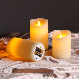 Bougie <span class=keywords><strong>LED</strong></span> à simulation de flamme mobile alimentée par piles de Mermei pour la décoration de la maison - Product Image 5
