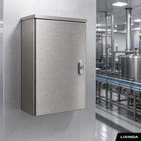Armadio di Distribuzione in Acciaio Inox 304 IP54 300x400x200mm, Scatola Elettrica Resistente alla Corrosione, Personalizzabile OEM