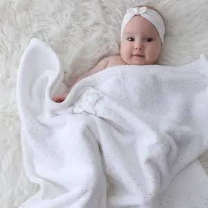 婴儿毛毯婴儿襁褓毛毯婴儿超保暖柔软定制羊毛毯婴儿