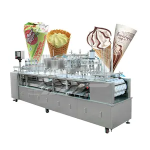 MY Coffee Package Chain Automatic 250ml Yogurt 4 Plastic Cup Foil Seal Machine Sealer for Pack