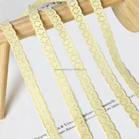 Ruban Jacquard Élastique Creux en Spandex/Nylon de 1,0 cm, Confortable et Doux pour la Peau, Idéal pour les Accessoires Vestimentaires, les Perruques et les Rideaux