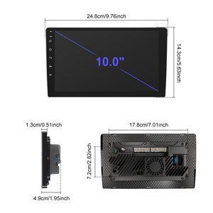 Podofo 9 ''/10'' 6 + 128G 8 lõi xe Stereo Android đài phát thanh xe hơi 360 ° toàn cảnh không dây Carplay Android tự động GPS/Wifi/Hifi bán buôn - Product Image 4