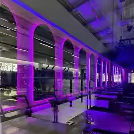 LED <strong>Mirror</strong> <strong>for</strong> <strong>Gym</strong> and Yoga Studio Wall-Mounted and Floor-Mounted Color-Changing Light Feature - Product Image 2