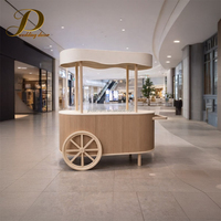JINDA Chariot de Restauration Mobile Moderne et Tendance pour Événements, Fêtes et Vente de Confiseries en Déplacement