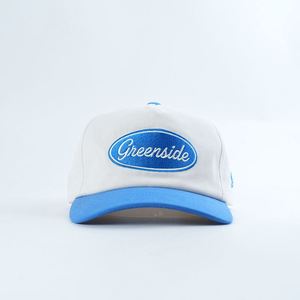 Casquettes à profil bas avec visière légèrement incurvée, 5 panneaux, haute qualité, personnalisation OEM, logo brodé plat - Product Image 5