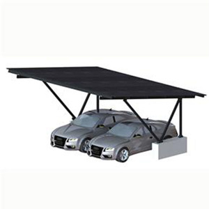 Abri solaire pour voiture à usage domestique, 1 ou 2 voitures, avec structure en aluminium étanche, pour système de montage de carport, coût d'installation - Product Image 2
