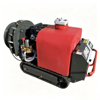 Pulvérisateur autopropulsé télécommandé YN-200A pour vergers, avec moteur, pompe, réservoir de 200 L et portée de pulvérisation de 16 m, pour arbres fruitiers et usage agricole