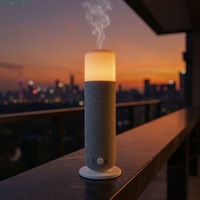 Diffuseur d'arômes sans eau à double liquide, couverture de 420 m³, machine à arômes enveloppée de tissu, contrôle par application pour la maison, l'hôtel, le salon