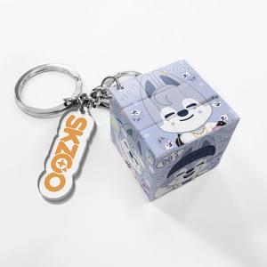 Nuovo Portachiavi Digitale in PVC Impermeabile con Stampa a Incisione, Tema KPOP Cartoon Stray Kids SKZ Mini per 's <span class=keywords><strong>Cube</strong></span> - Product Image 4