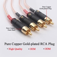 Câble de haut-parleur RASANTEK HIFI en cuivre pur, certifié CE, connecteur EU/US, OEM ODM, câble d'extension secteur pour amplificateur audiophile