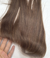 Extensions de cheveux avec cuticules alignées, frontale en dentelle HD, effet naturel, pour perruque ou closure