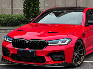 Becquet de diffuseur avant en Fiber de carbone sec OEM de haute qualité pour <span class=keywords><strong>BMW</strong></span> M5 F90 2021 + lèvre de pare-chocs avant noir - Product Image 3