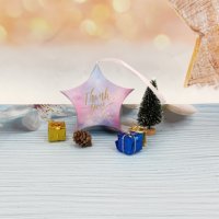 Coffret cadeau de bonbons de mariage étoile à cinq branches créatif de haute qualité pour les mini coffrets cadeaux invités avec ruban
