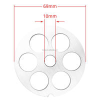 Disques de rechange pour hachoir à viande électrique, épaisseur 4,5 mm, trous de 6/8/10/12/18 mm, pour cuisine domestique, haute compatibilité, marque OEM