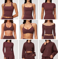 Ensemble de survêtement pour femme, collection automne, sweat à capuche, pantalon de jogging, veste, pantalon large, vêtements de yoga, pilates, gym, studio, logo personnalisé