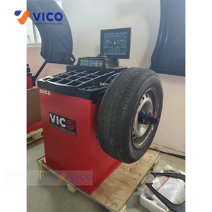 Machine d'équilibrage de roues Vico # DS-60C avec règle de mesure automatique adaptée à la réparation et à l'équilibrage des pneus Équipement de magasin de garage à domicile - Product Image 4