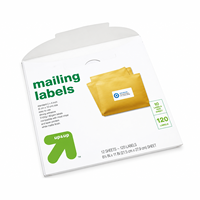 Kendinden Yapışkanlı Posta Adres Etiketleri Beyaz Mat 2x4 İnç Mürekkep Püskürtmeli Lazer Yazıcı Kargo Etiketi Sayfaları Paketler için