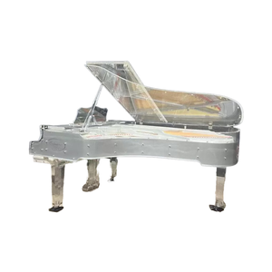Nuovo Pianoforte a Coda Meccanico Classico 2025 in Legno Massello con Cristalli, 88 Tasti, Martelletti Beffa e Tavola Armonica Multistrato - Product Image 4