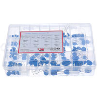 Kit d'échantillons de composants électroniques 5D 7D 10D 14D471K, 150 pièces, 10 pièces de chaque des 15 types, kit de varistors
