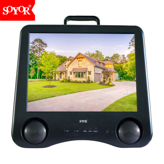 High 14 Inch Portable Digital Tv 16:9 Quick 8ms Led Lcd Small Mini Portable TV