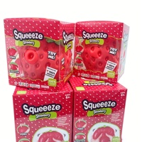 Fraise géante réaliste à remontée lente, jouet anti-stress en forme de fruit extra large, emballé