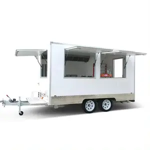 Mobiele Food Trailer Trucks Restauratiewagen Te Koop Mobiele Ijs Kiosk Buiten Recreatie Restauratie Auto