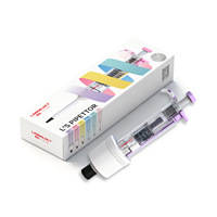 Pipette manuelle monocanal réglable, transparente et colorée, corps semi-stérilisé, plage de volume de 0,1 L à 20 mL