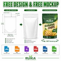 Sachet Mylar Sans Logo 3.5g 1oz Mat Stand Up Refermable Emballage pour Snacks Bonbons Biscuits Grossiste