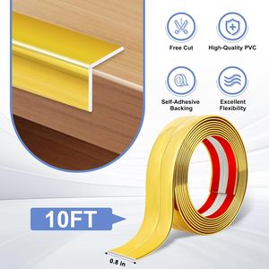 דבק עצמי קיר לקצץ דפוס pvc מבריק קצה מרור בפנים & מחוץ לפינה עבור קצה תקרת רקע - Product Image 3