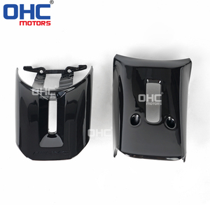 Pièces de volant en Fiber de carbone pour Mercedes <span class=keywords><strong>AMG</strong></span> GT GTS W204 W205 GLE CLA A GLB 34 <span class=keywords><strong>45</strong></span> G 63 interrupteur à bouton couvercle de garniture - Product Image 2