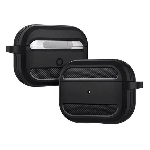 Shockproof Mix Color Carbon Fiber Pattern Anti-shock TPU Earphone Storage Case for Airpods 3 Generation