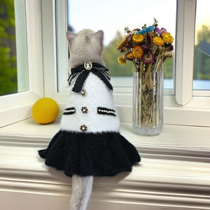 Großhandel Luxus Hunde kleidung XS Kleine Haustiere Designer Warm Cute für Winter Herbst Verwenden Sie Luxusmarke Mode Katze Hund Kleidung - Product Image 2