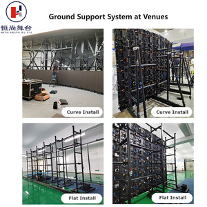 OFERTA ESPECIAL Soporte de Suelo Portátil de Aleación de Aluminio para Pantalla LED, Estructura de Soporte para Video Wall, Patas Ajustables, Modular y Resistente - Product Image 4