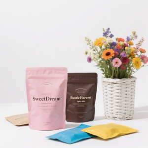 Hochwertige, individuell bedruckte, biologisch abbaubare Beutel für Salz, Snacks, Gewürze, Nüsse und Lebensmittelverpackungen aus Mylar. - Product Image 3