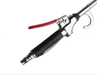 Pistolet à air comprimé KAILUN Automotive à alimentation par gravité, en alliage d'aluminium argenté + noir, haute qualité, réglable, pour usage industriel et automobile