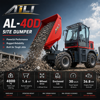 Mini-dumper chenillé de haute qualité 7000 kg, diesel, 4x4, haute efficacité opérationnelle