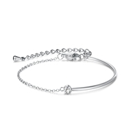 Pulseras de Acero Inoxidable con Circonitas, Estilo Coreano Minimalista, de Alta Gama, Ligeras y de Lujo, para Mujer, Resistentes al Agua, para Verano, Venta al Por Mayor