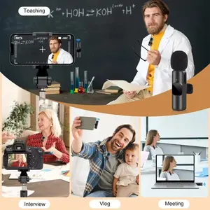 Micrófono Inalámbrico Lavalier al por Mayor para Transmisión en Vivo/YouTube/TikTok/Facebook con Reducción de Ruido para iPhone/Android - Product Image 5