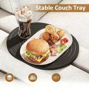 <b>Large</b> oval wooden snack/breakfast <b>tray</b> for home use, made of solid wood, non-slip and durable. - Product Image 4