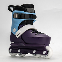 Patins à roulettes agressifs pour jeunes MZS7003 PA GF, coque rigide, boucle micro-réglable, patins à roulettes pour enfants, patinage extrême