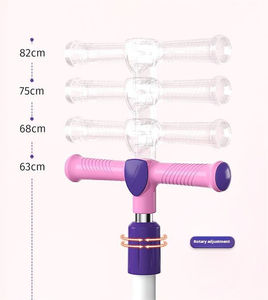 สกู๊ตเตอร์สามล้อสำหรับเด็กอายุ 1-12 ปี เด็กชายและเด็กหญิง ขี่ได้ วิ่งได้คล่อง วัสดุพลาสติก - Product Image 2