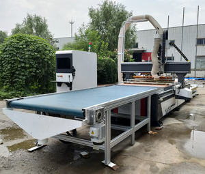Machine de nesting CNC ATC 1325 à broche unique, zone de travail 1300x2500mm, pour le travail du bois, la fabrication de meubles et d'armoires de cuisine - Product Image 3
