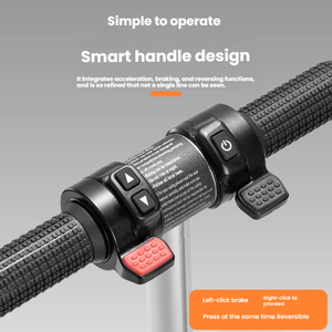 Monopattino Elettrico Trasportabile con Telaio in Alluminio, Guscio Impermeabile in ABS, Ricarica USB e Lucchetto TSA - Product Image 4