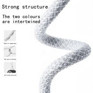 Câble de charge rapide USB C vers Type C 60W tressé pour téléphone portable, compatible <span class=keywords><strong>iPhone</strong></span> 15/16, Android, Samsung, Xiaomi - Product Image 5