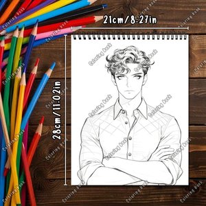 Libro para Colorear Oem Omd, Impresión <span class=keywords><strong>de</strong></span> Libros para Colorear, Diseño Elegante, Encuadernación en Espiral, Cuaderno <span class=keywords><strong>de</strong></span> Regalo para Amigos, Familiares, Colegas, Alivio del Estrés - Product Image 2