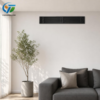 Grille de climatisation en acier plastique de style victorien sur mesure, grille droite, écologique et durable
